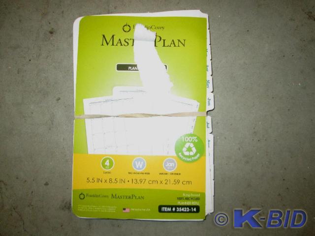 Franklin covey master planner insee...