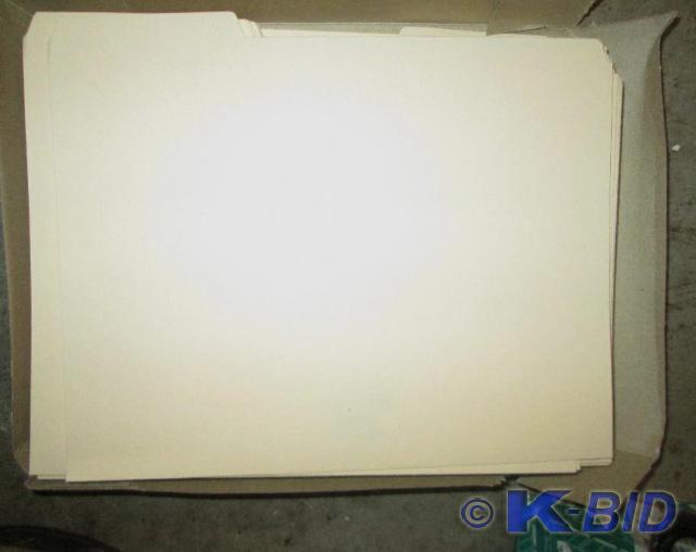Box of letter size file folders