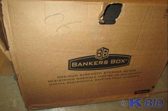 Case of black legal size steel rein...
