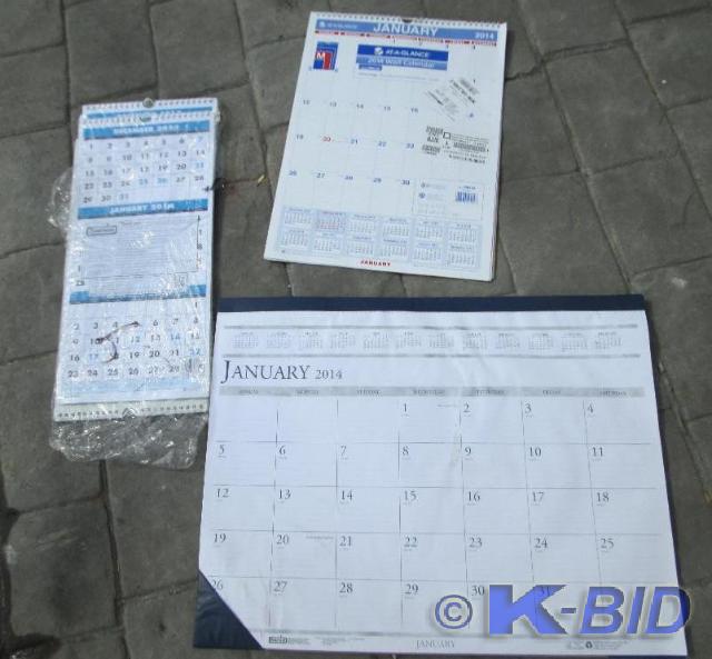 Lot of 6 assorted 2014 calendars lo...