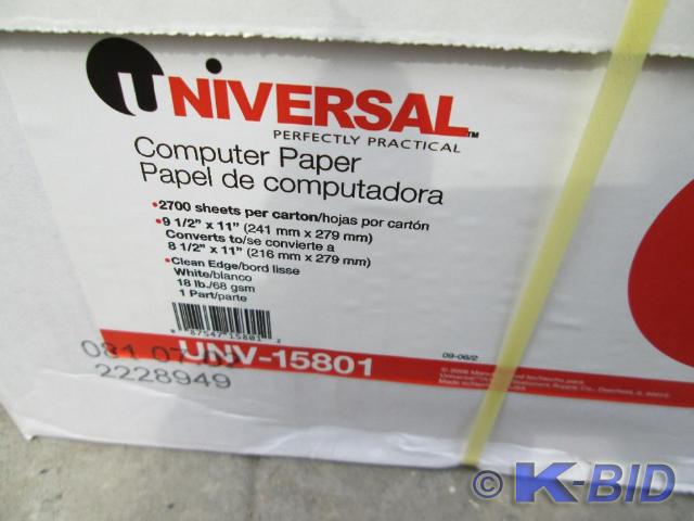 Case of Universal fan fold 8.5 x 11...
