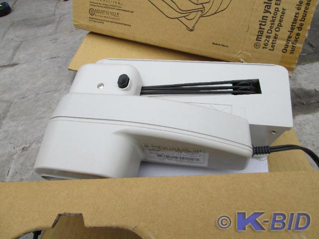 Martin Yale desk top letter opener,...