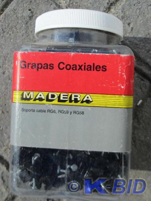 Coaxial cable staples