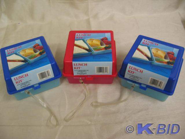 lot 12 image: Set of 3 lunch box kits. Each box h...