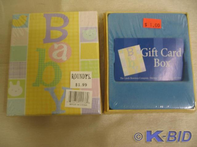 lot 154 image: Baby shower gift card holder