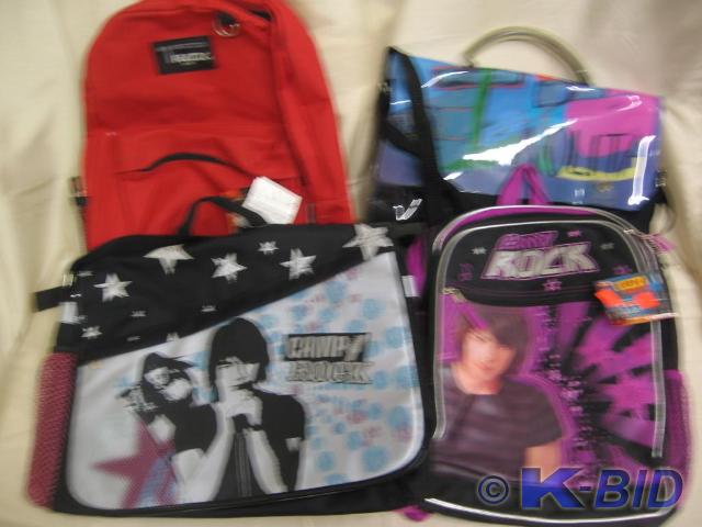 lot 196 image: Book Bag lot. Includes Camp Rock Tr...