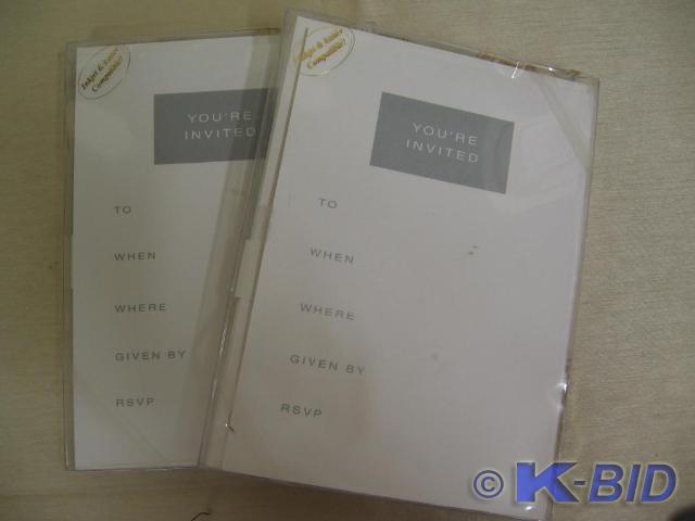 lot 201 image: Party invitations with envelopes. I...