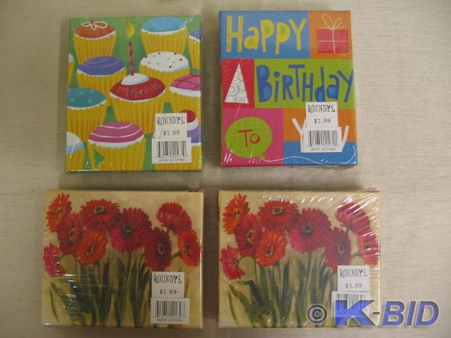 lot 219 image: Gift card boxes with a birthday par...