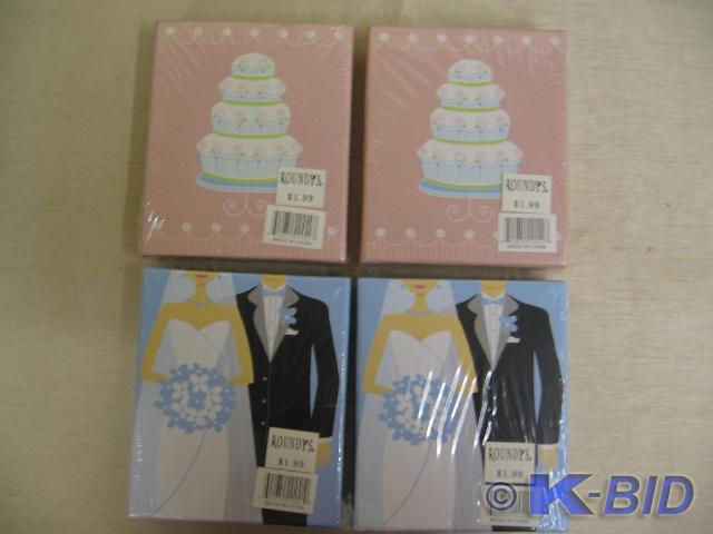 lot 221 image: Gift card boxes with a wedding them...