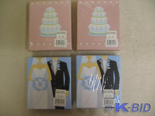 lot 222 image: Gift card boxes with a wedding them...