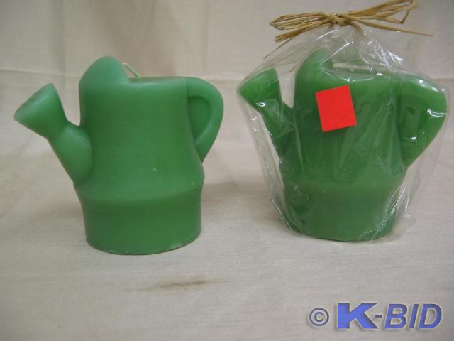 lot 223 image: Pair of watering can shaped candles...