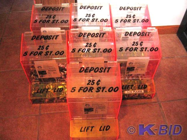 lot 26 image: Business or charity....candy boxes ...