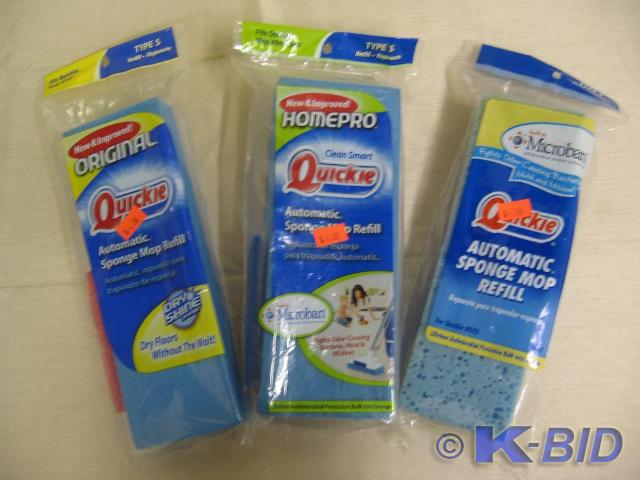 lot 266 image: Quickie automatic sponge mop refill...