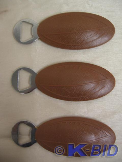 lot 293 image: Set of football shaped bottle opene...