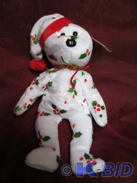 lot 104 image: Ty Beanie Babies 1998 Holiday Teddy...