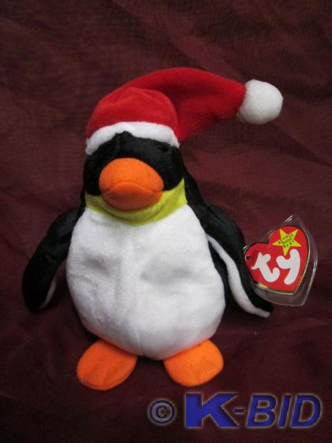 lot 110 image: Ty Beanie Babies Zero the penguin. ...