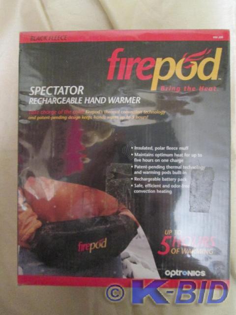 lot 13 image: Firepod rechargable hand warmer. Ne...