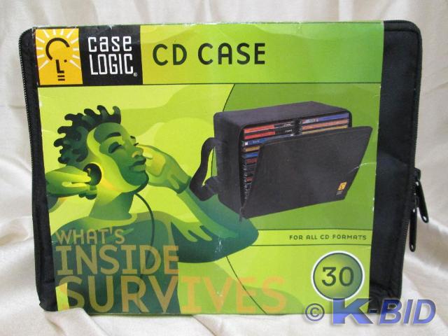 lot 14 image: Case Logic portable CD case. Holds ...