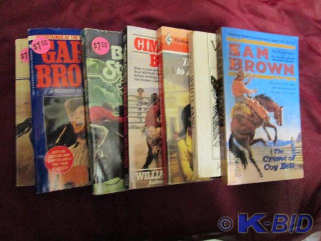 lot 160 image: Lot of western paperback books. Per...