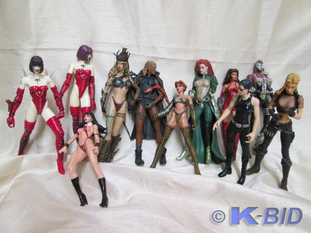 lot 174 image: Lot of female character action figu...