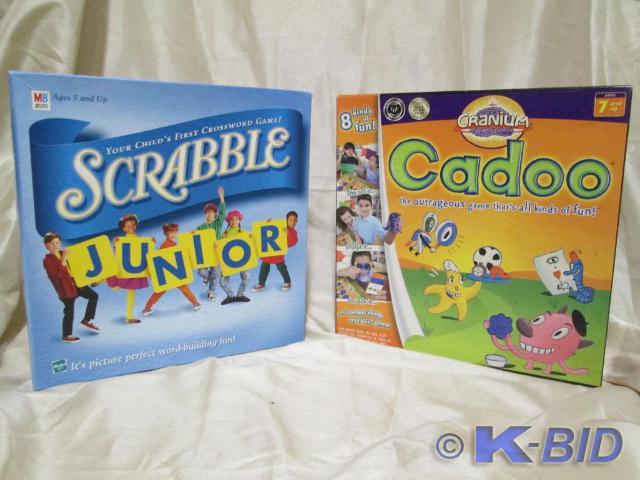 lot 18 image: Scrabble Junior and Cranium Cadoo. ...