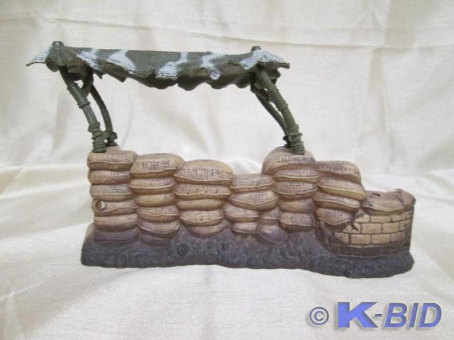 lot 181 image: Action figure army scenery.