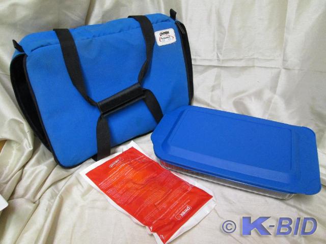lot 23 image: Pyrex Portable pan set. Includes in...