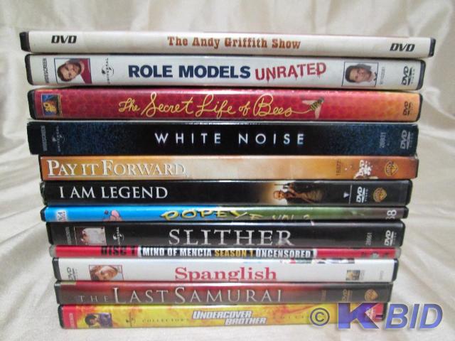 lot 244 image: Lot of 12 miscellaneous movies on D...