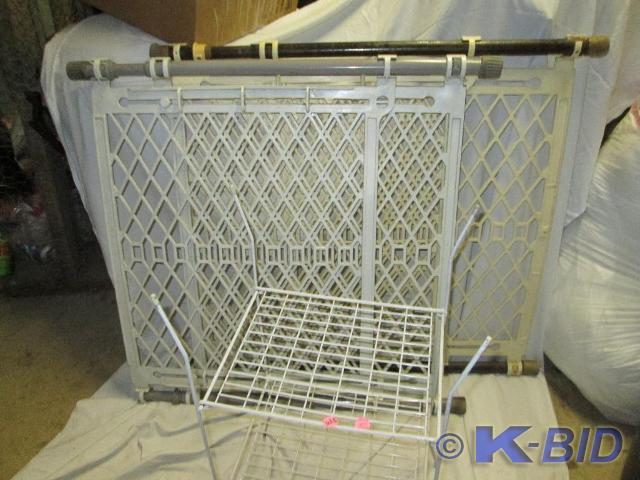 lot 281 image: Child gates and locker shelf