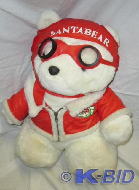lot 303 image: Santa bear, vintage collector item