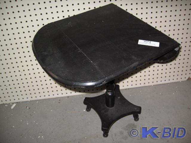 lot 319 image: Small drop leaf table stand - top m...