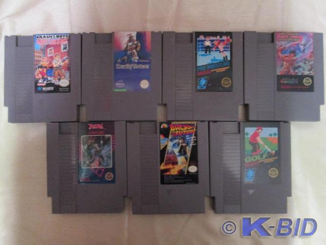 lot 37 image: Vintage Nintendo games. Street Chal...