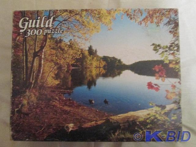 lot 44 image: Guild 300 piece puzzle of ducks on ...