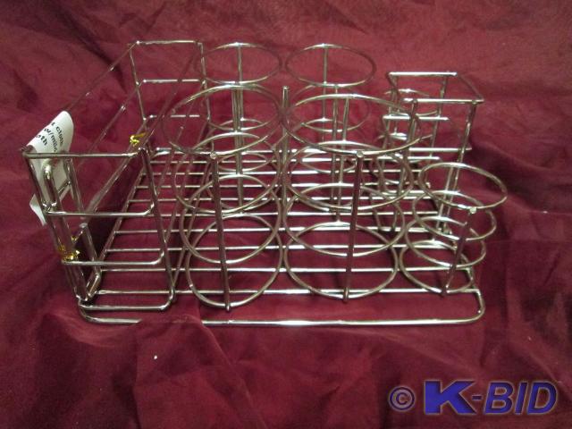 lot 66 image: Chrome condiment caddy. New in orig...