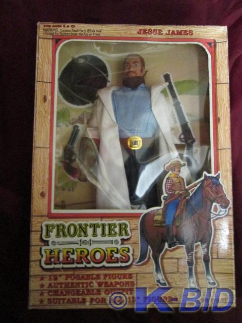 lot 74 image: Jesse James 19 Frontier Heroes posa...
