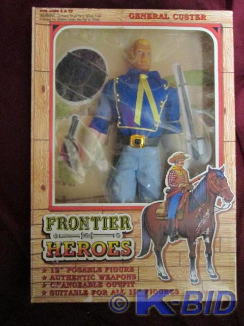 lot 77 image: General Custer 19 Frontier Heroes p...