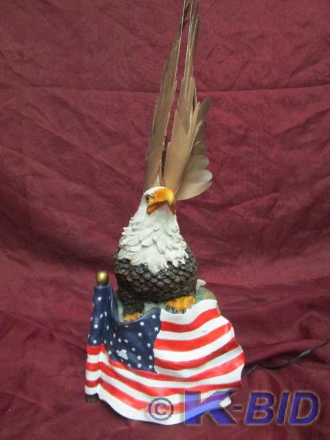 lot 86 image: Eagle taking flight with the Americ...