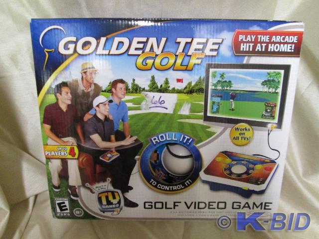 lot 9 image: Golden Tee golf video game with rol...