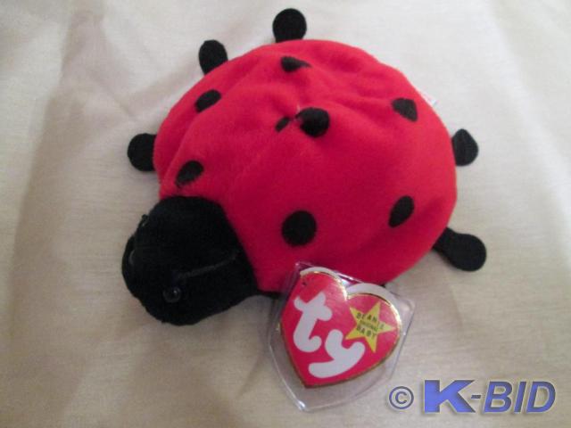 lot 97 image: Ty Beanie Babies Lucky Lady Bug. Mi...