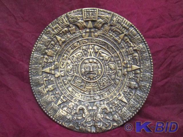 lot 118 image: Nuytten gold tray with indian patte...