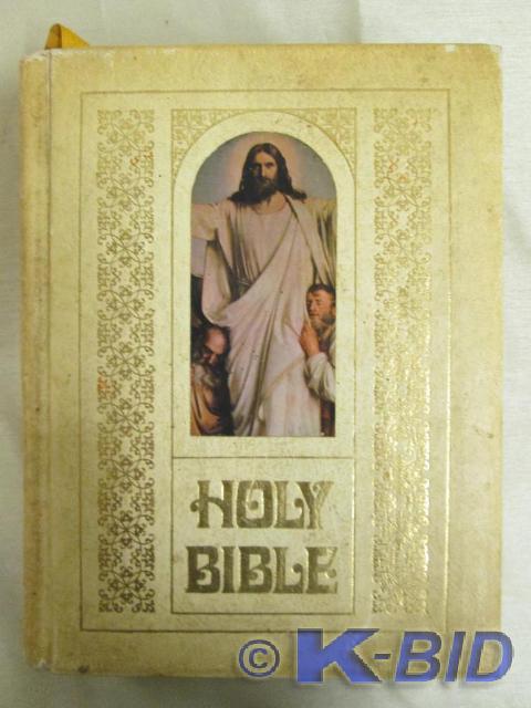 lot 136 image: Large vintage 1968 King James Holy ...