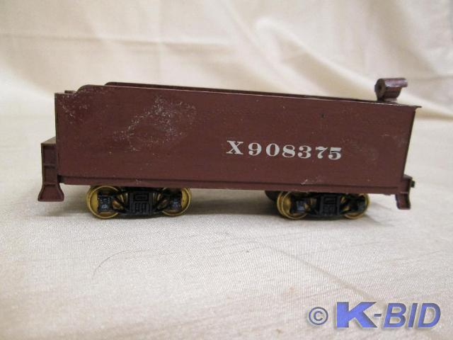 lot 145 image: Vintage open rail car in HO scale.
