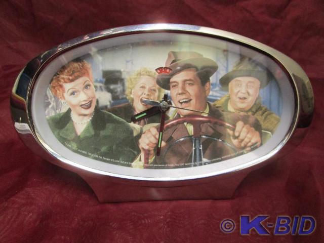 lot 182 image: I Love Lucy alarm clock. Mint cond...