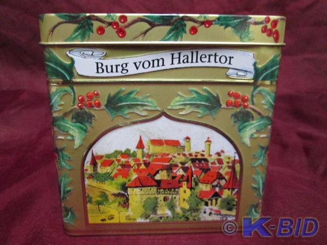 lot 19 image: Lambertz musical tin. The music box...