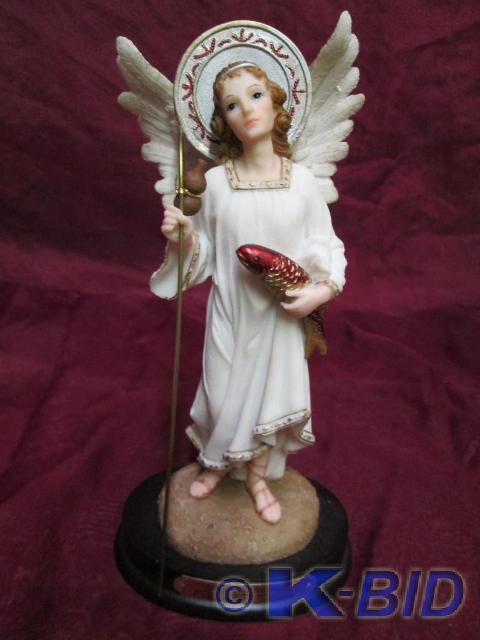 lot 22 image: Archangel Raphael sculpture from Fl...