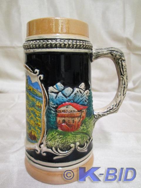 lot 33 image: liter German stein. Perfect conditi...