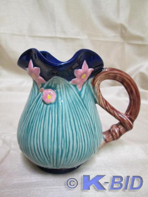 lot 36 image: Miniature porcelain pitcher with pi...