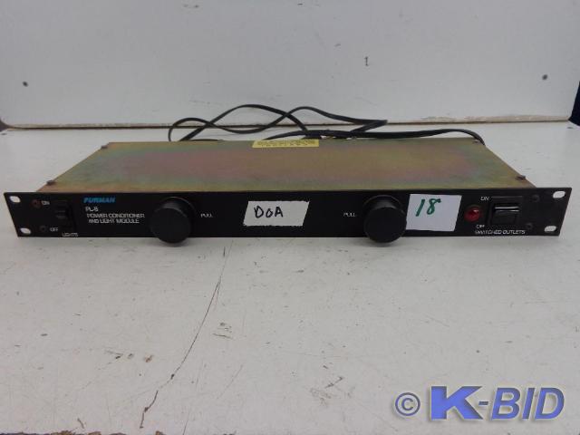 lot 18 image: Furman PL-8 Power Conditioner &...