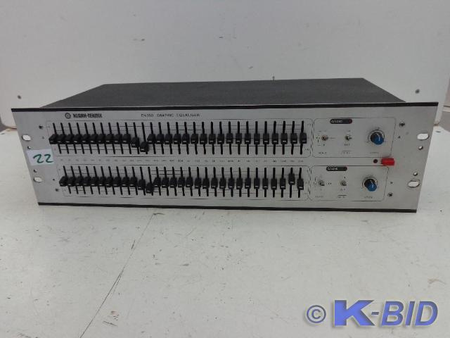 lot 22 image: Klark Teknik DN360 Graphic EQ ...