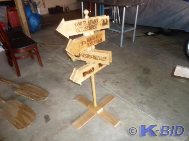 lot 10 image: Sam Adams Arrow sign  Octoberfest ...